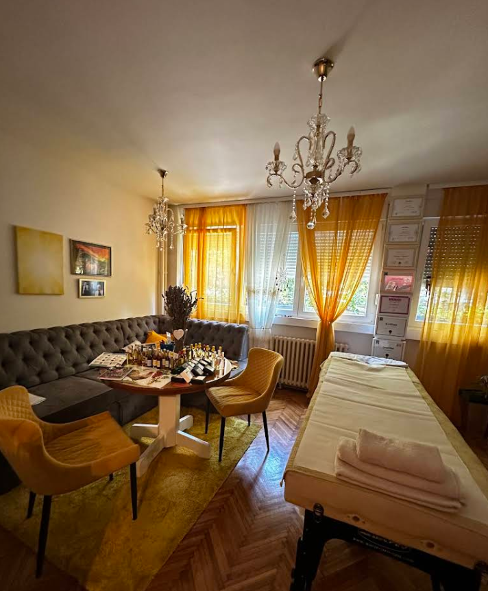Unutrašnjost Relax Raj studija za masažu u Novom Beogradu